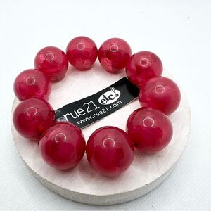 🍭4/$20 New Rue 21 Bauble Beaded Stretch Bracelet